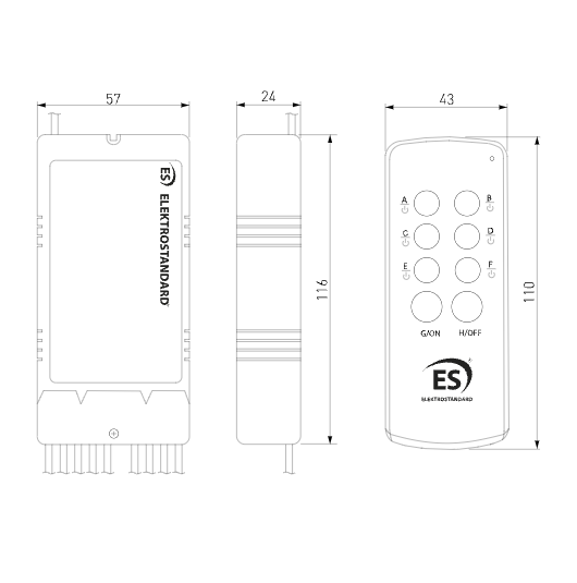 Пульт управления светом Y6 (6 канала) Elektrostandard